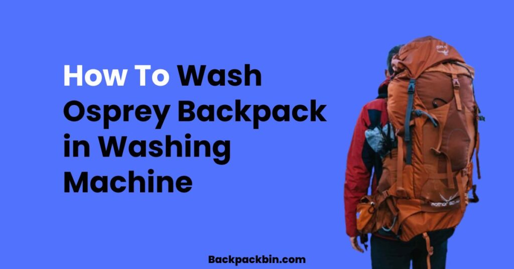 How To Wash Osprey Washing Machine [Guide]
