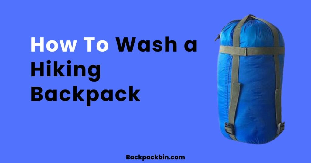 How to wash a hiking backpack || backpackbin