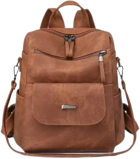 WYFJNX PU Leather Backpack Purse for Women || Backpackbin.com