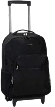 Rockland Double Handle Rolling Backpack || backpackbin.com