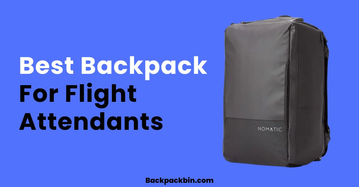 7 Best Backpacks For Flight Attendants [2024 Reviews]