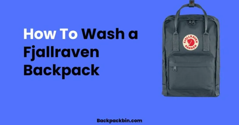 How To Wash a Fjallraven Backpack  backpackbin.com