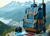 travel backpack with wheels || Backpackbin.com