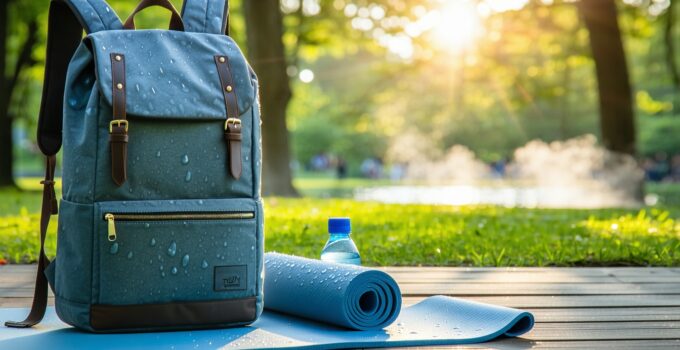 best waterproof yoga backpacks for hot yoga || Backpackbin.com