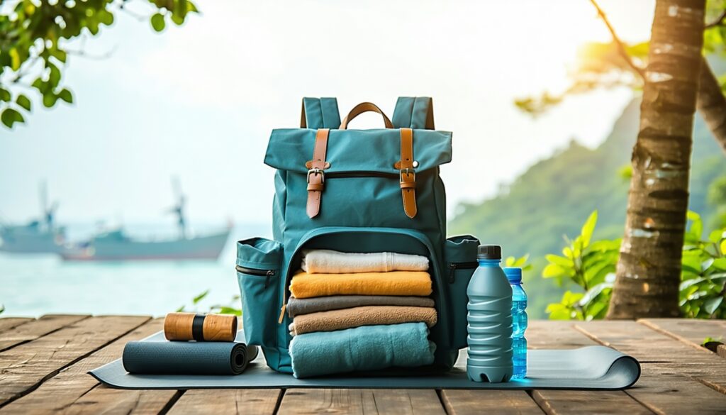 yoga backpack packing tips for travel and retreats || Backpackbin.com