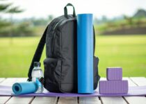 how to convert a regular backpack into a yoga mat holder || Backpackbin.com