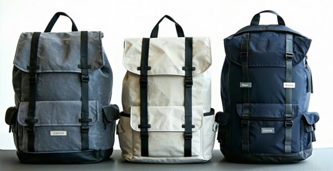 review styles: canvas vs neoprene vs nylon yoga backpacks || Backpackbin.com