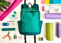 how to sew your own custom yoga bag with mat compartment || Backpackbin.com