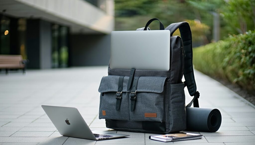 The Best Laptop + Yoga Mat Hybrid Backpacks for Professionals || Backpackbin.com