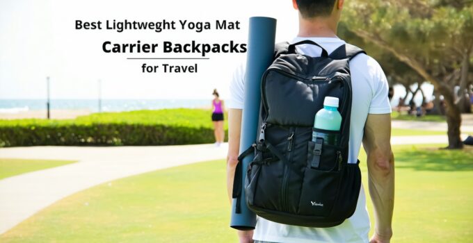 best lightweight yoga mat carrier backpacks for travel || Backpackbin.com