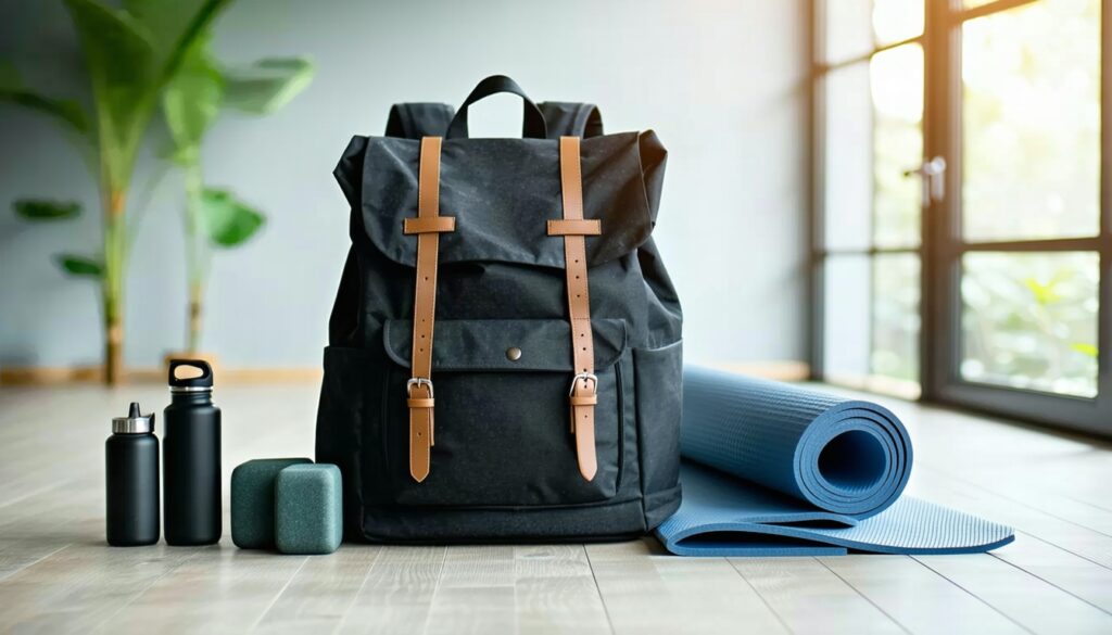 best yoga backpacks to fit thick mats and multiple props || Backpackbin.com