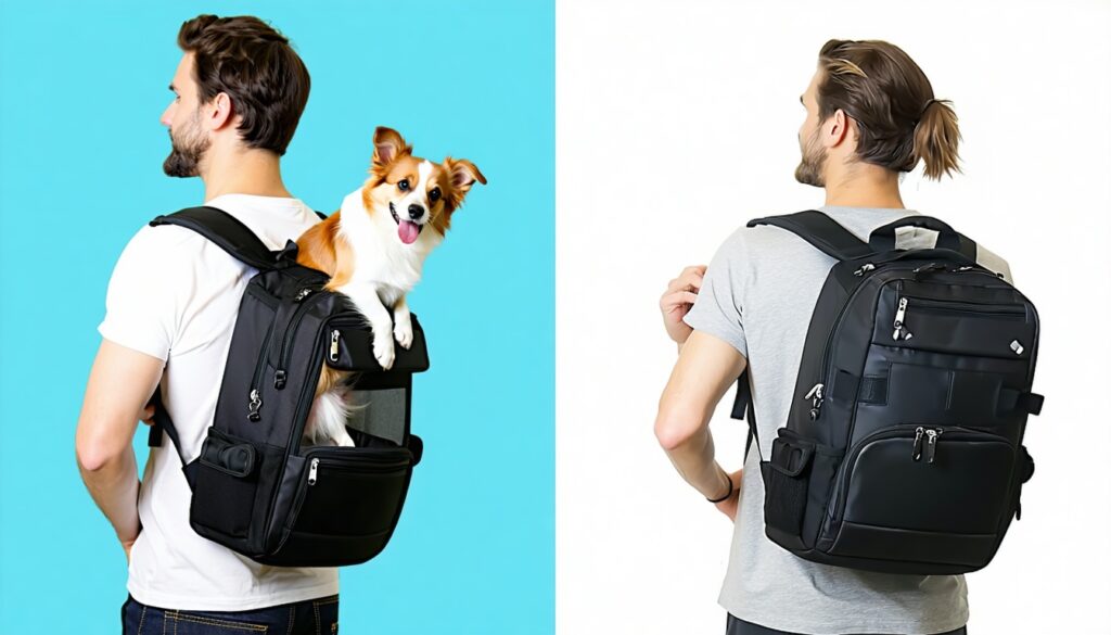 benefits of using a backpack pet carrier vs traditional carrier || Backpackbin.com