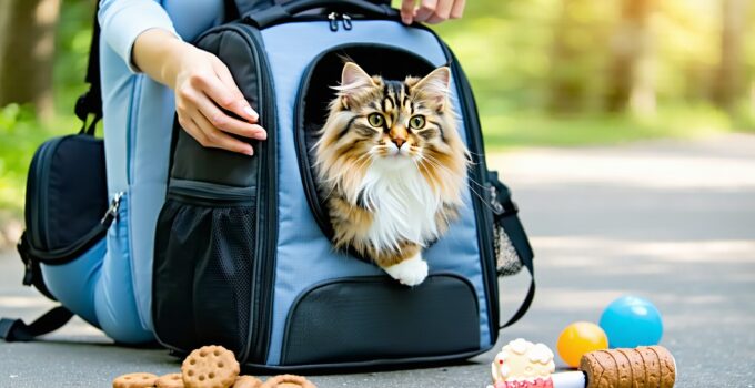 how to train your cat or dog to use a backpack carrier || Backpackbin.com