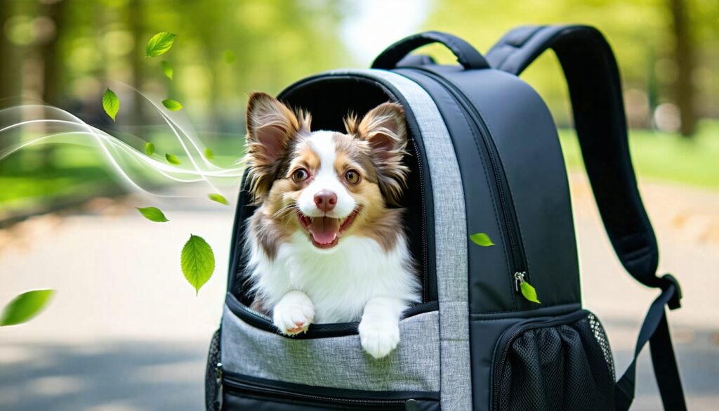 how to keep your pet comfortable and cool inside a backpack carrier || Backpackbin.com