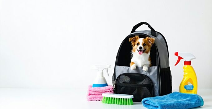 how to clean and maintain a pet carrier backpack || Backpackbin.com