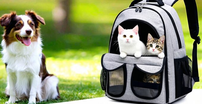 backpack carrier options for multiple pets (dual compartments) || Backpackbin.com