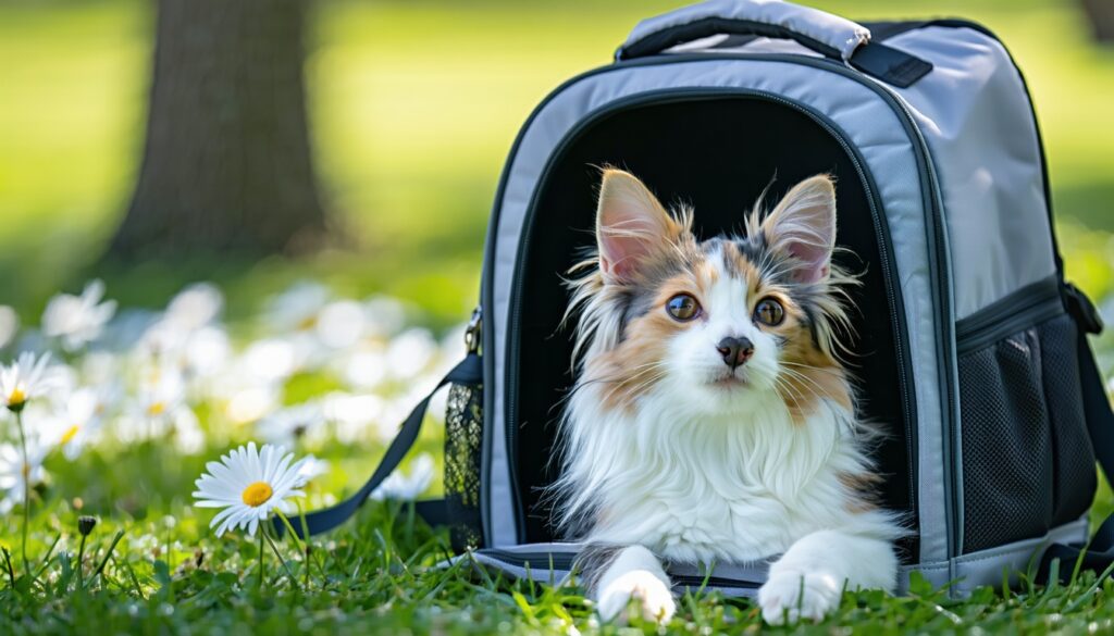 pet anxiety and carrier backpacks: how design helps calm pets || Backpackbin.com