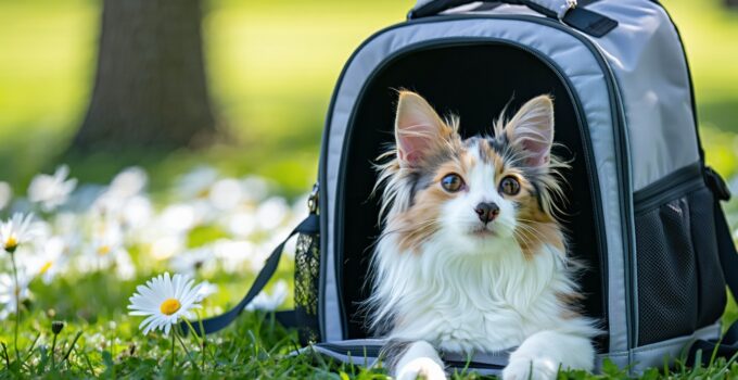 pet anxiety and carrier backpacks: how design helps calm pets || Backpackbin.com