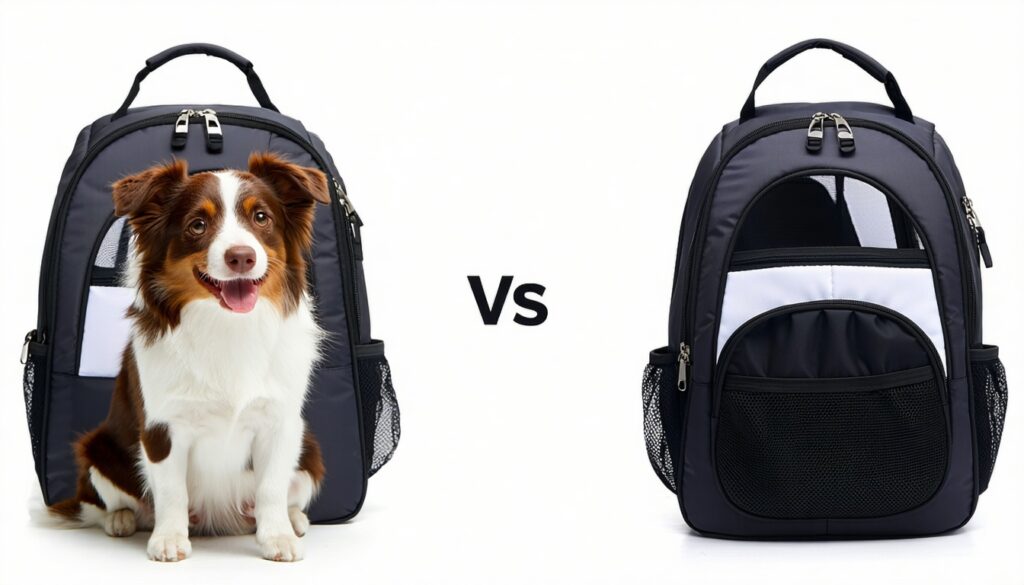 choosing between soft‑sided vs hard‑sided backpack carriers || Backpackbin.com