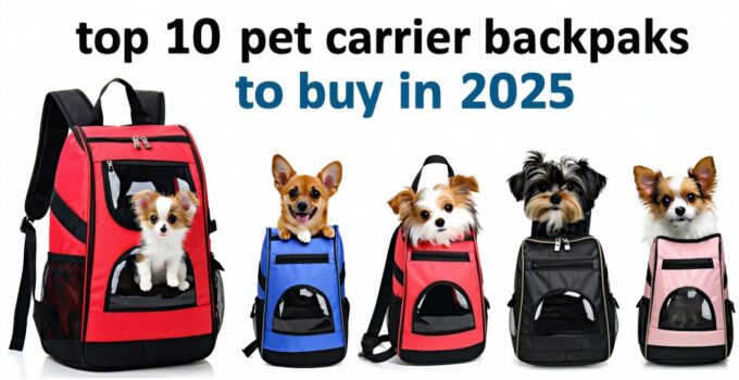 top 10 pet carrier backpacks to buy in 2025 || Backpackbin.com