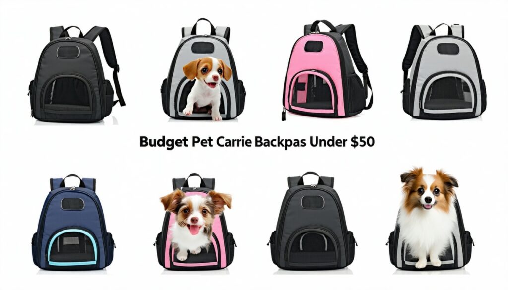 budget pet carrier backpacks under $50 that work well || Backpackbin.com