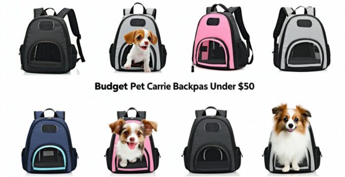 budget pet carrier backpacks under $50 that work well || Backpackbin.com