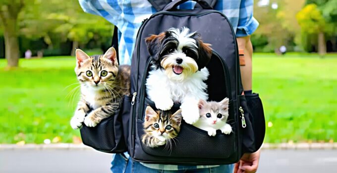 best backpack carriers for multiple small pets || Backpackbin.com