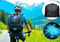 why ventilated back panel matters in a cycling backpack || Backpackbin.com