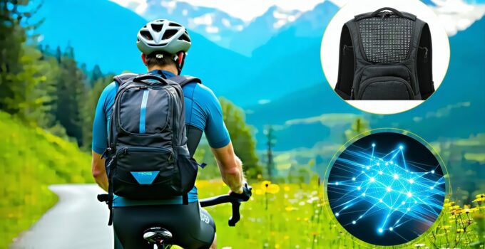 why ventilated back panel matters in a cycling backpack || Backpackbin.com