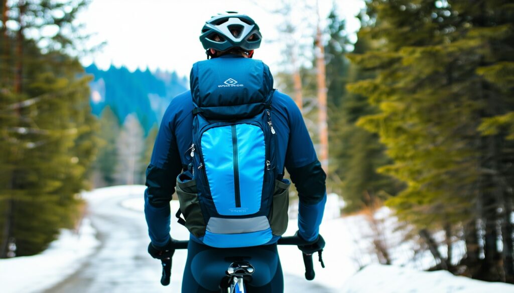 cycling backpacks designed for cold-weather rides || Backpackbin.com