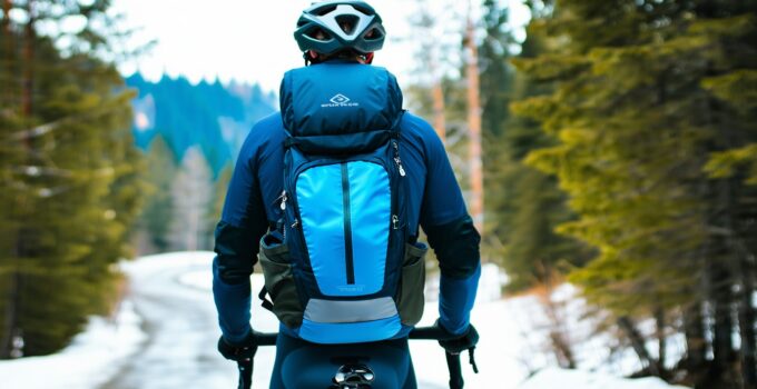 cycling backpacks designed for cold-weather rides || Backpackbin.com