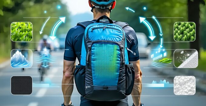 best materials for breathability in cycling backpacks || Backapackbin.com