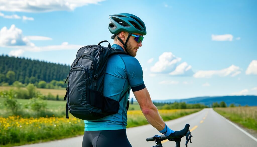how to prevent back sweat while using a cycling backpack || Backpackbin.com
