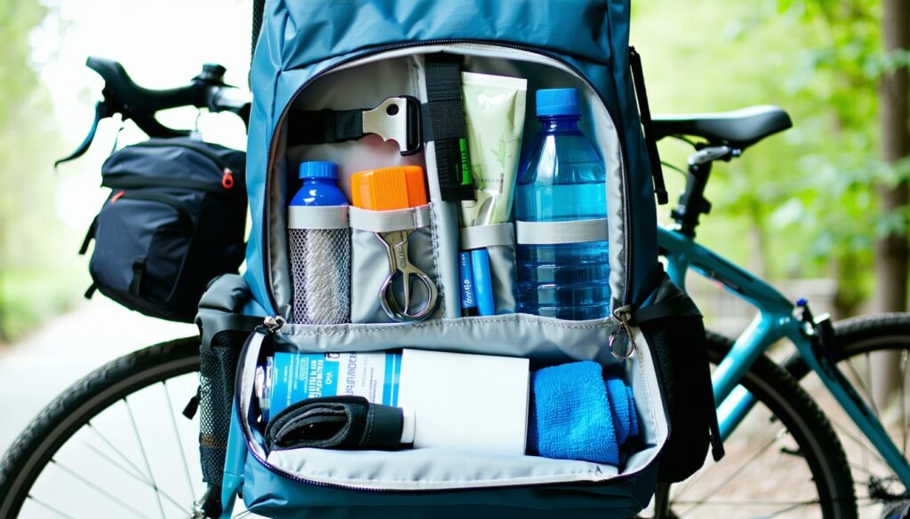 best practices for organizing your gear in a bike backpack || Backpackbin.com