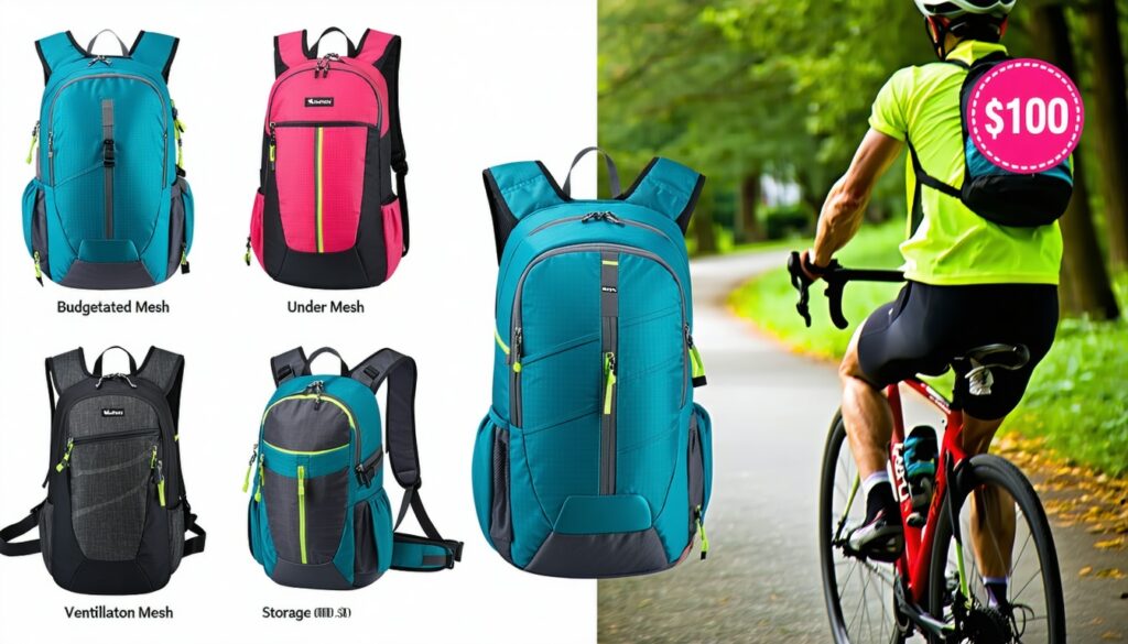 best budget ventilated cycling backpacks under $100 || Backpackbin.com