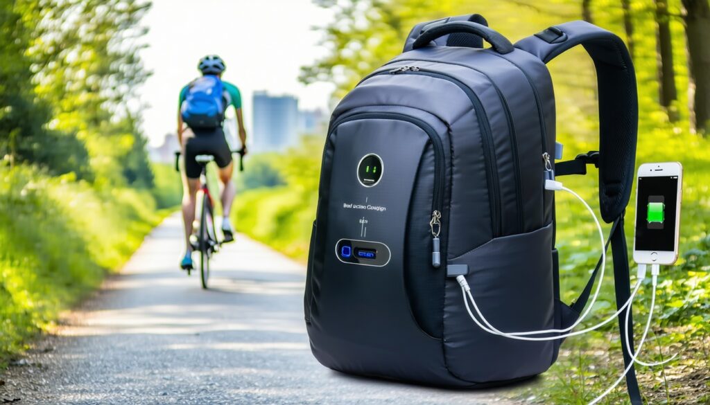 best cycling backpacks with built-in usb charging ports || Backpackbin.com