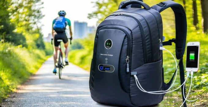 best cycling backpacks with built-in usb charging ports || Backpackbin.com