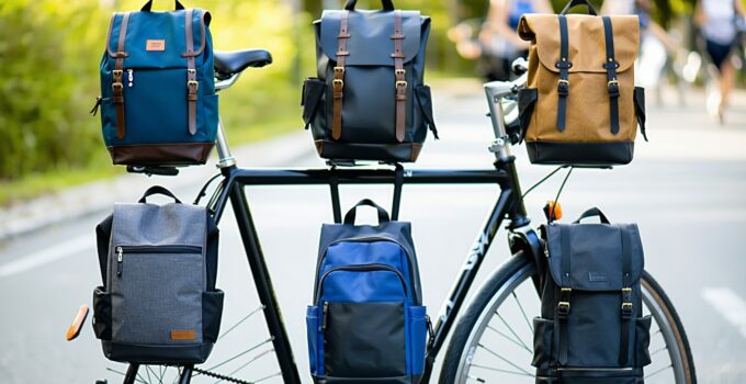 top commuter backpacks that fit under bike seats || Backpackbin.com