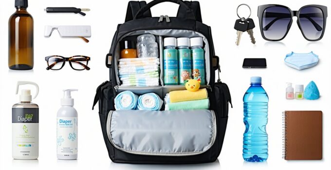 how to organize a dad diaper backpack for maximum efficiency || Backpackbin.com