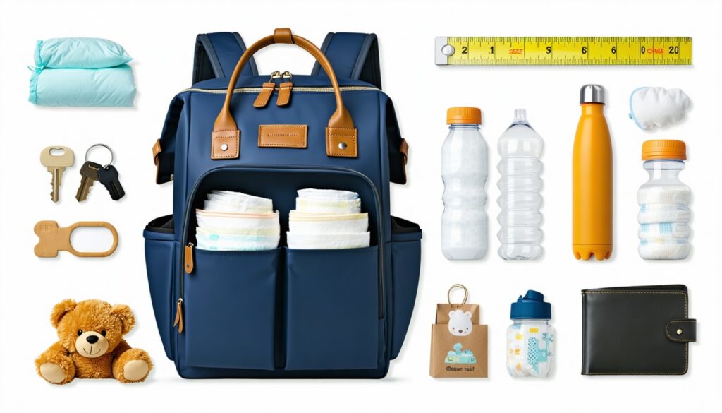choosing the right size backpack for baby gear and dad essentials || Backpackbin.com