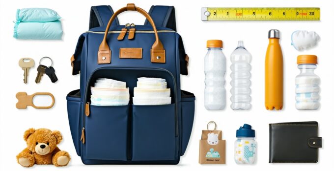choosing the right size backpack for baby gear and dad essentials || Backpackbin.com
