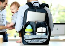benefits of including a laptop sleeve in a dad diaper backpack || Backpackbin.com