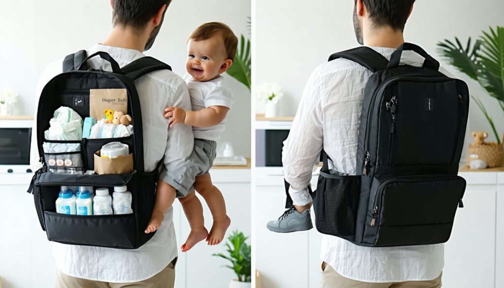 how many compartments do dads actually need? insights from real users || Backpackbin.com