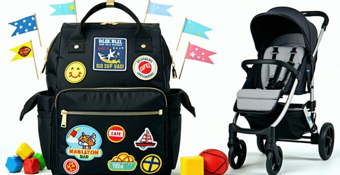 personalizing your diaper backpack for dad style (patches flags etc.) || Backpackbin.com