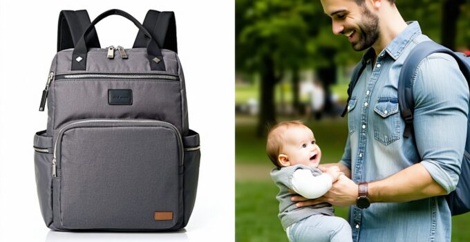 choosing a diaper backpack that looks like a regular backpack || Backpackbin.com