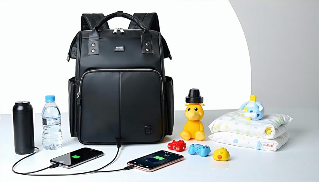 rechargeable features: are built-in usb ports useful for dads? || Backpackbin.com