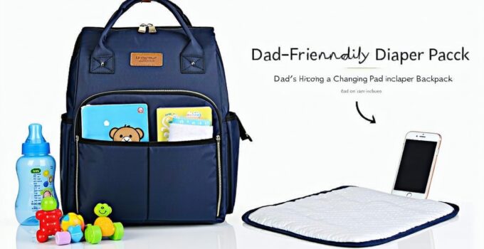 is a changing pad included? why that matters for dads || Backpackbin.com