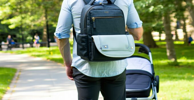 how to carry diaper backpack alongside other gear easily || Backpackbin.com