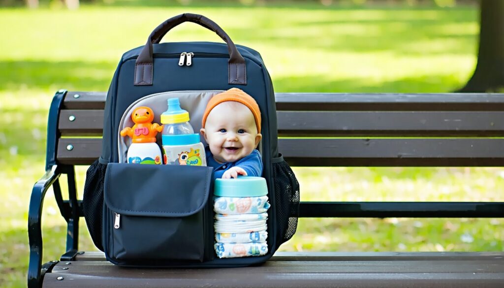 tips for first-time dads using a diaper backpack || Backpackbin.com