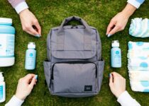 how to switch between mom and dad using the same diaper backpack || Backpackbin.com